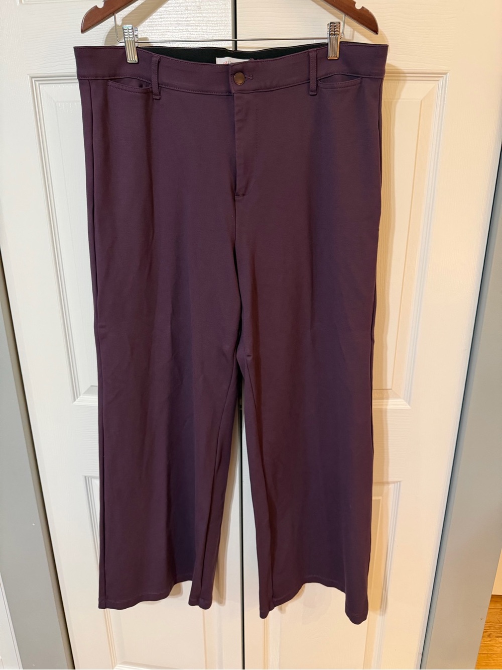 Liz Claiborne Wide Leg Pants in Plum